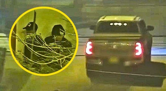 ¡Hasta a la PNP le roban! Delincuentes se llevan camioneta y arma de suboficial