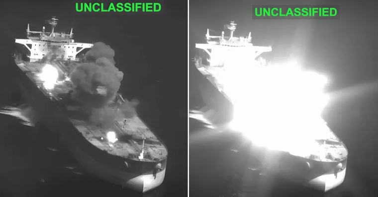 Estados Unidos destruye tres petroleros iraníes tras intento de ataque contra sus buses de guerra