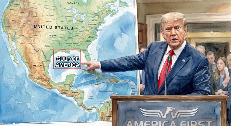 La última de Trump: poner su nombre al estrecho de Ormuz refuerza su uso de la geografía para defender su retórica