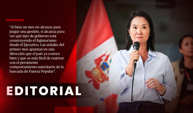 El primer mes del fujimorismo en el Ejecutivo
