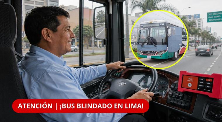 ¡BUS BLINDADO EN LIMA! Municipalidad anuncia PRIMERA unidad de TRANSPORTE PÚBLICO con protección ANTIBALAS: ¿cómo funcionará?