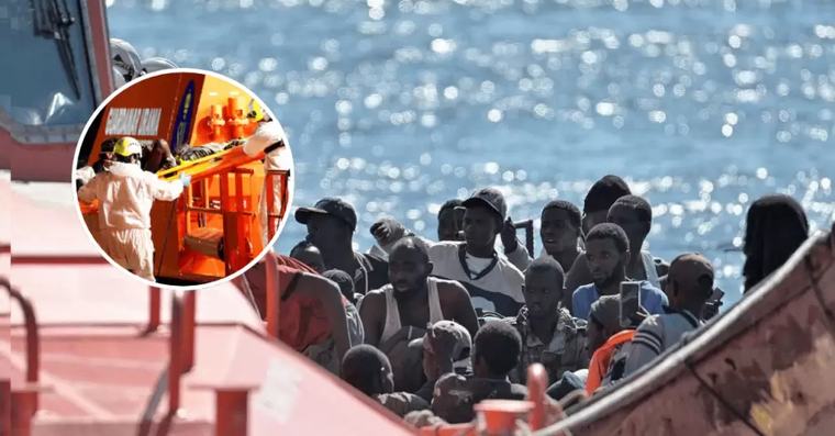 Más de 80 fallecidos en una embarcación rescatada que pasó 27 días en el mar al sur de Canarias