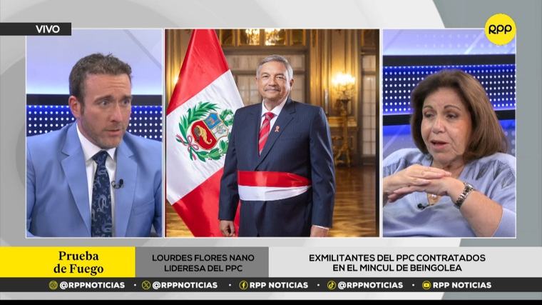 Lourdes Flores Nano considera una "metida de pata" contrataciones de exmilitantes del PPC hechas por Alberto Beingolea en Cultura