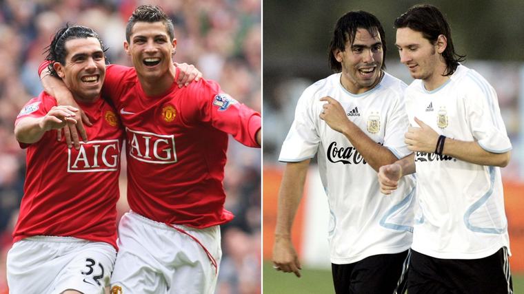 ¿Juntos por primera vez y en La Bombonera? El plan de Tévez para reunir a Messi y Cristiano en el mítico estadio de Boca Juniors
