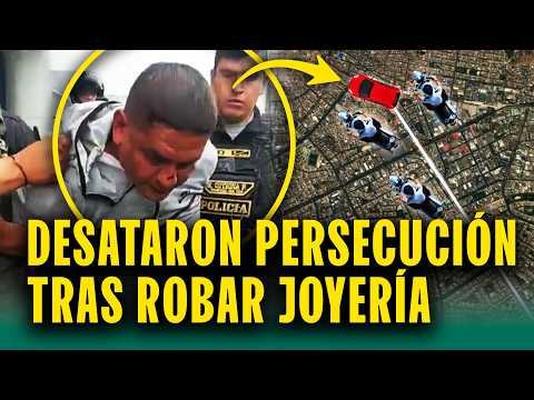 Se llevaron más de 20 mil dólares en joyas desde San Borja: Frustaron robo tras persecución