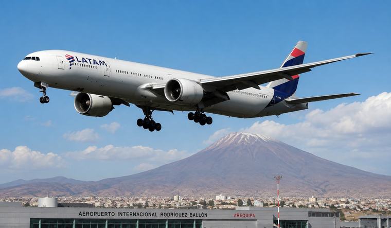 Latam suma ruta para pasajeros corporativos Arequipa