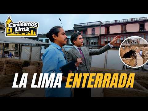 Un hundimiento en la berma destapó la LIMA que estaba enterrada al lado de Palacio de Gobierno