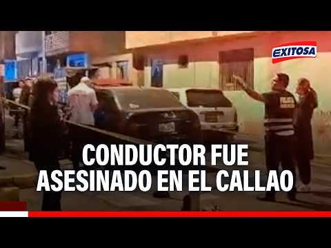 🔴🔵 Terrible asesinato en el Callao: Conductor fue víctima de sicarios y su hija quedó herida
