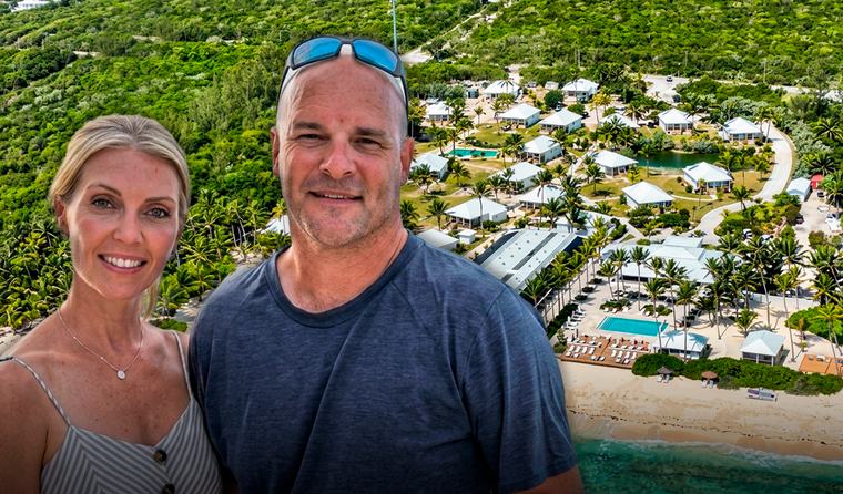 Una familia dejó su casa en Canadá, compró un resort abandonado cerca de Cuba por US$4,8 millones y lo convirtió en un gran paraíso tropical