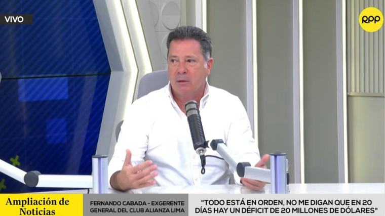 Fernando Cabada niega desbalance de 25 millones de soles en Alianza Lima: "Se ha pagado todo" [VIDEO]