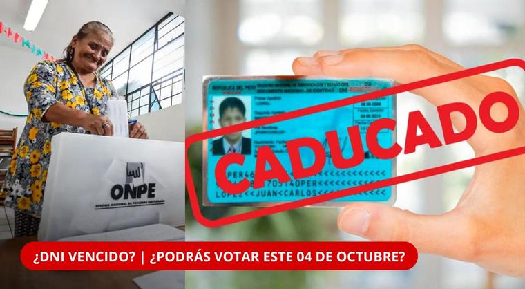 ¿Tienes el DNI VENCIDO o por vencer? | Reniec confirma qué DOCUMENTOS serán válidos para VOTAR este 4 de octubre: REVISA AQUÍ