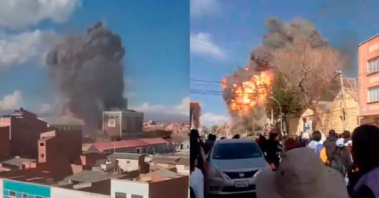 Tragedia en Bolivia: fuerte explosión en base militar deja muertos, desaparecidos y más de 50 heridos