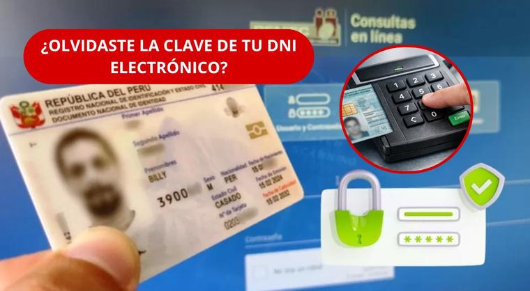 ¿OLVIDASTE EL PIN DE TU DNI ELECTRÓNICO? Reniec explica cómo cambiarlo GRATIS y qué necesitas para hacerlo