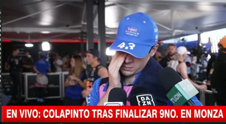 Franco Colapinto se quebró tras el GP de Italia: “Desaproveché una gran oportunidad”