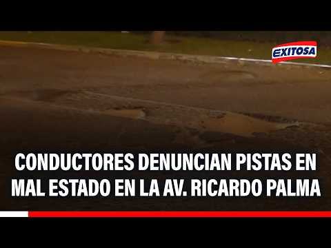 🔴🔵 Surquillo: conductores denuncian pistas en mal estado que dañan sus vehículos