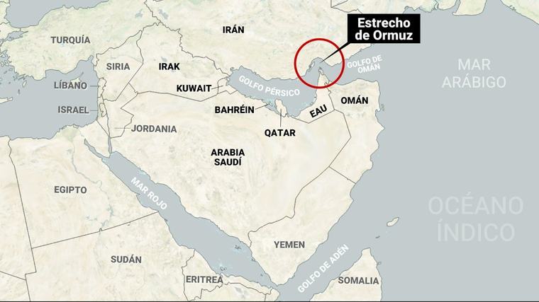 Irán establecerá en los próximos días una "zona restringida" fuera del estrecho de Ormuz