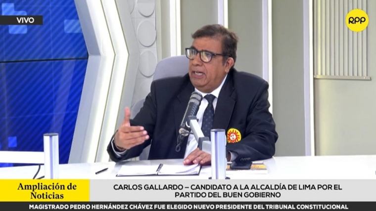 Carlos Gallardo rechaza autorización de Sucamec para dotar de armas a Emape: "No se puede suplantar a la Policía"