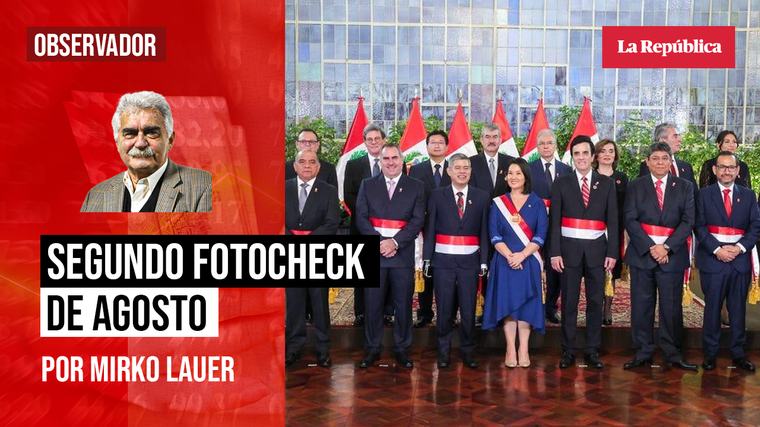 Segundo fotocheck de agosto, por Mirko Lauer