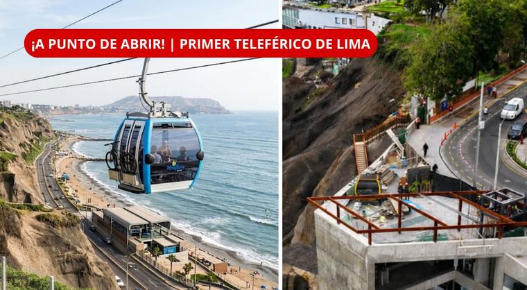 ¡A NADA DE INAUGURARSE! El primer teleférico de Lima ABRIRÍA en los próximos días