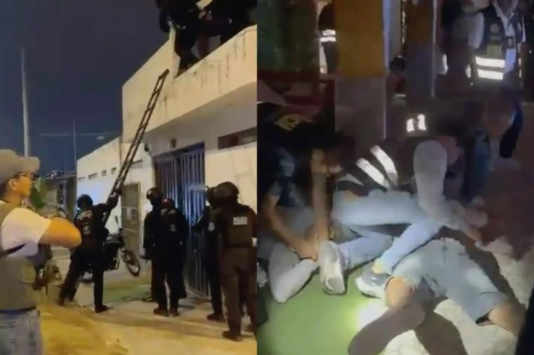 VMT: Policía interviene a 13 personas durante allanamiento de inmueble señalado como “búnker”
