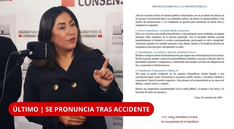 ¡NUEVO GIRO EN EL CASO! | Kelly Portalatino ASEGURA que llegó a una “conciliación legal” con el ciclista que ATROPELLÓ, pero la investigación continúa