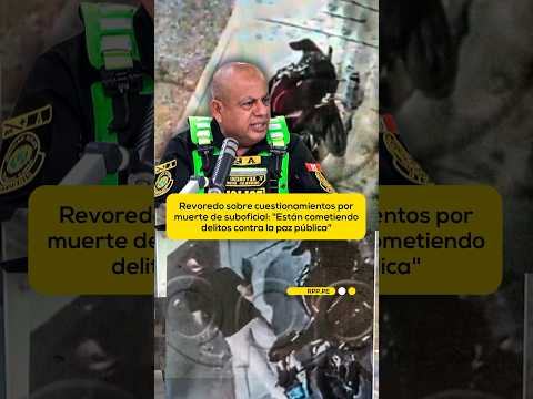 Revoredo se pronuncia por cuestionamientos por muerte de suboficial
