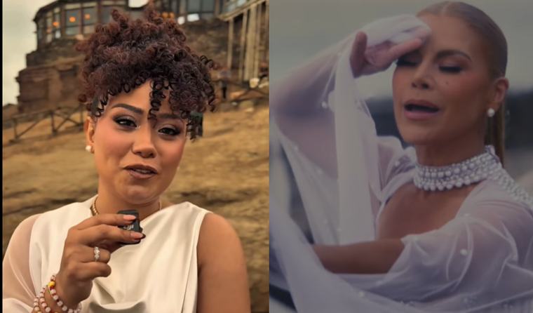 Ana Lucía Urbina de Corazón Serrano se emociona al grabar junto a su ídola Olga Tañón: “¡Quiero llorar! Los sueños sí se cumplen”