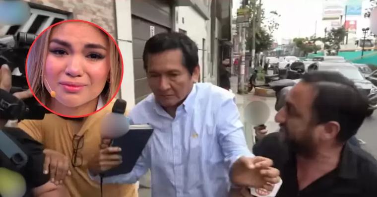 Óscar Custodio agrede a la prensa mientras acudía a declarar por el caso Naldy Saldaña: así fue su reacción