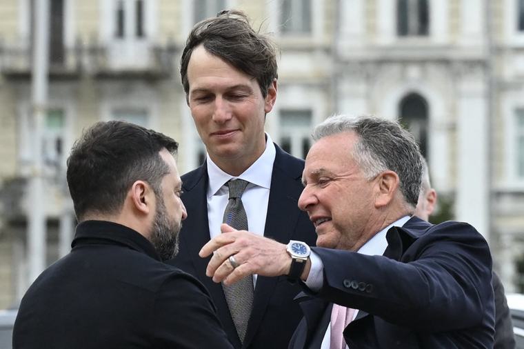 Steve Witkoff y Jared Kushner, los emisarios de Trump, se reúnen con Zelensky en Ucrania