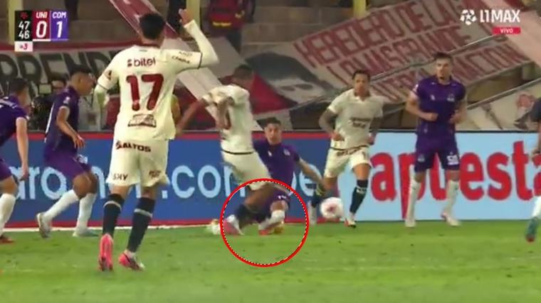 ¿Era para roja? El pisotón de Álex Valera contra Alexis Cossio que no fue revisado en el VAR [VIDEO]