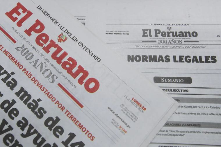 Estas son las normas legales más importantes del sábado 5 de setiembre de 2026