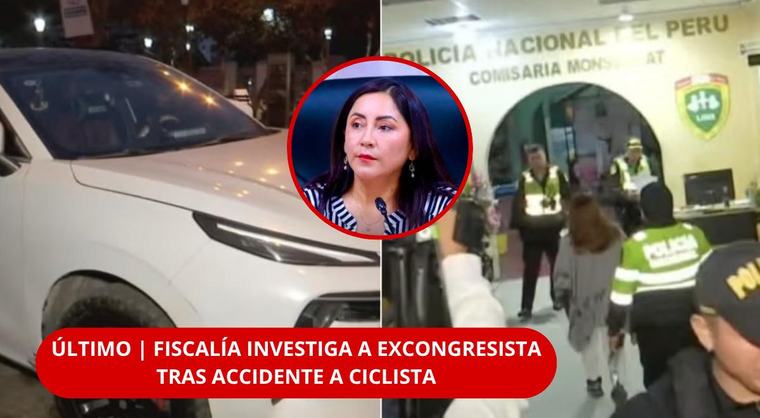 ÚLTIMO MINUTO | Fiscalía INVESTIGA a excongresista Kelly Portalatino tras ATROPELLO a ciclista: VÍCTIMA permanece INTERNADA