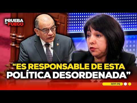 Mirtha Vásquez respalda moción de interpelación a César Astudillo