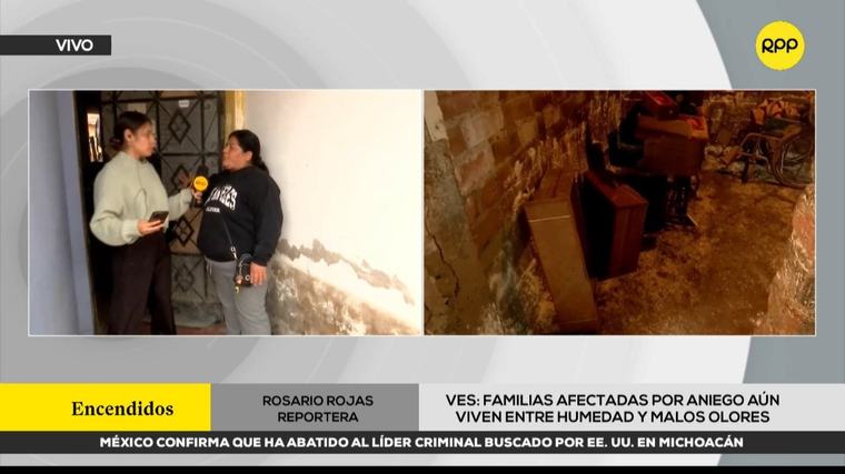 Vecinos de Villa El Salvador continúan afectados por la humedad y malos olores a dos semanas del aniego