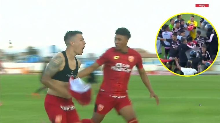 Celebración de Javier Sanguinetti desató tremenda bronca en el Sport Boys vs. Sport Huancayo [VIDEO]