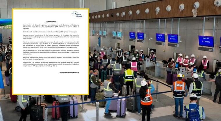 LAP toma RADICAL DECISIÓN contra trabajador del aeropuerto Jorge Chávez acusado de YAPEARSE S/ 300 del teléfono de una pasajera