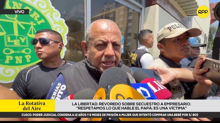 Víctor Revoredo sobre secuestro de empresario Jenss Lara: "Lo que hable el papá nosotros respetamos, es una víctima"