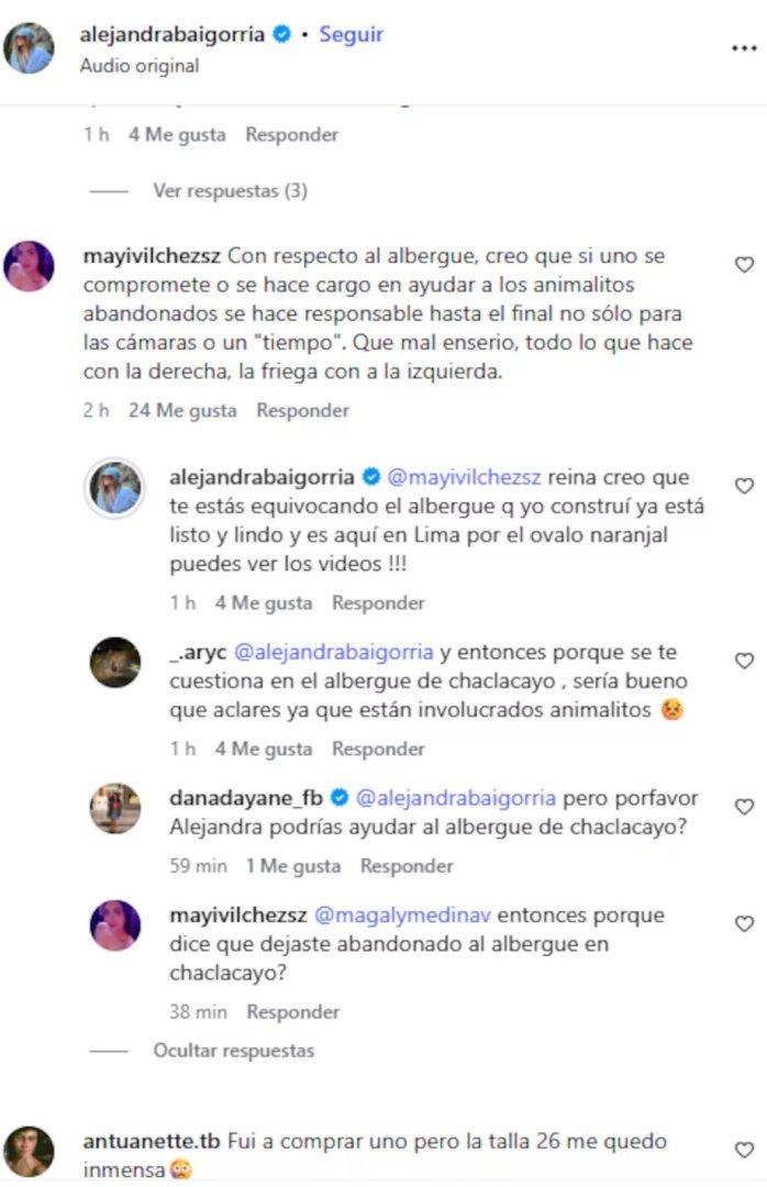 Alejandra Baigorria explota ante reclamos por apoyo para albergue en Chaclacayo: "Te estás equivocando"