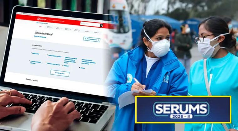 Minsa publica lista de postulantes aptos y observados del Serums 2026-II: LINK OFICIAL para conocer tu estado