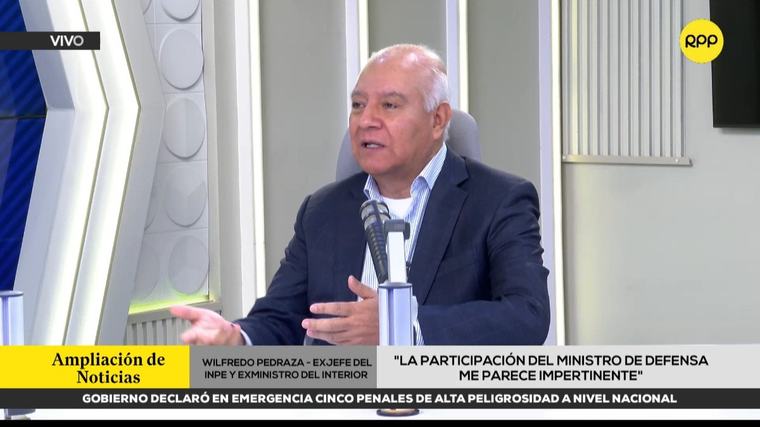 Pedraza considera "impertinente" participación del ministro de Defensa durante caso de secuestro a empresario minero
