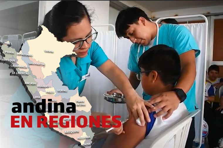 Andina en regiones: vacunan contra el denge a 3,987 escolares en Lambayeque