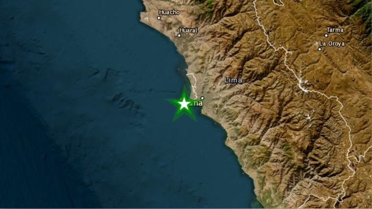 Un sismo de magnitud 3.4 se sintió en Lima y Callao esta mañana