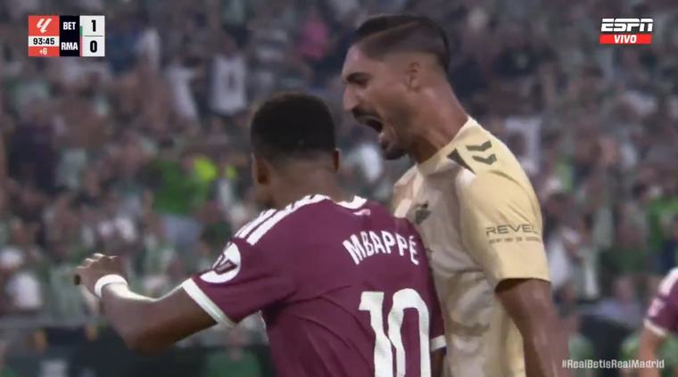 ¡Increíble! Mbappé falla penal al último minuto y Real Madrid cayó 1-0 ante Real Betis por LaLiga